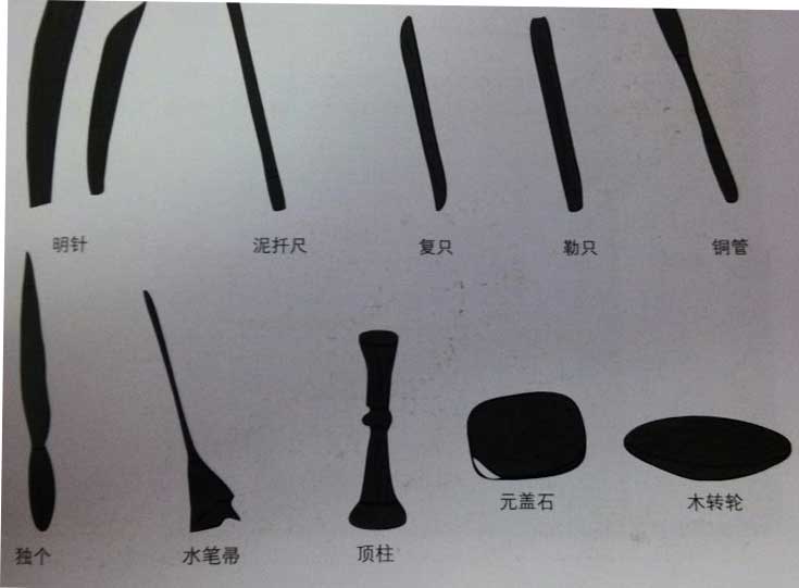 制作紫砂壶所有工具 制作紫砂壶所有工具