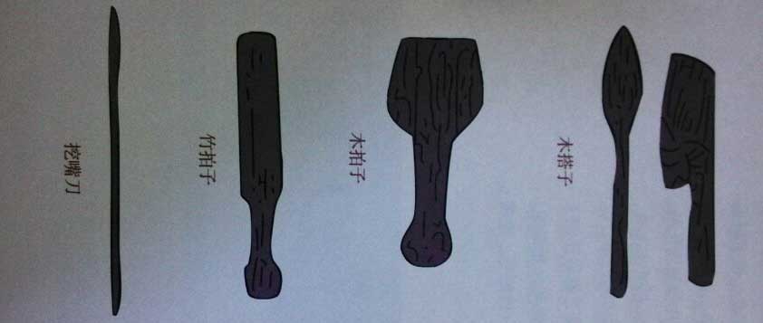 制作紫砂壶镶身筒成型所用工具