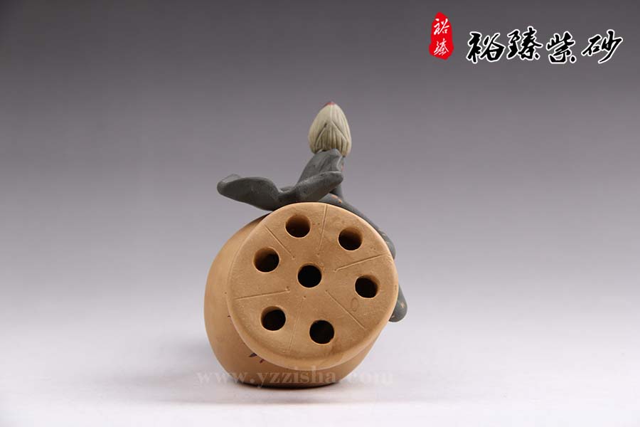 紫砂杂件 莲藕图3