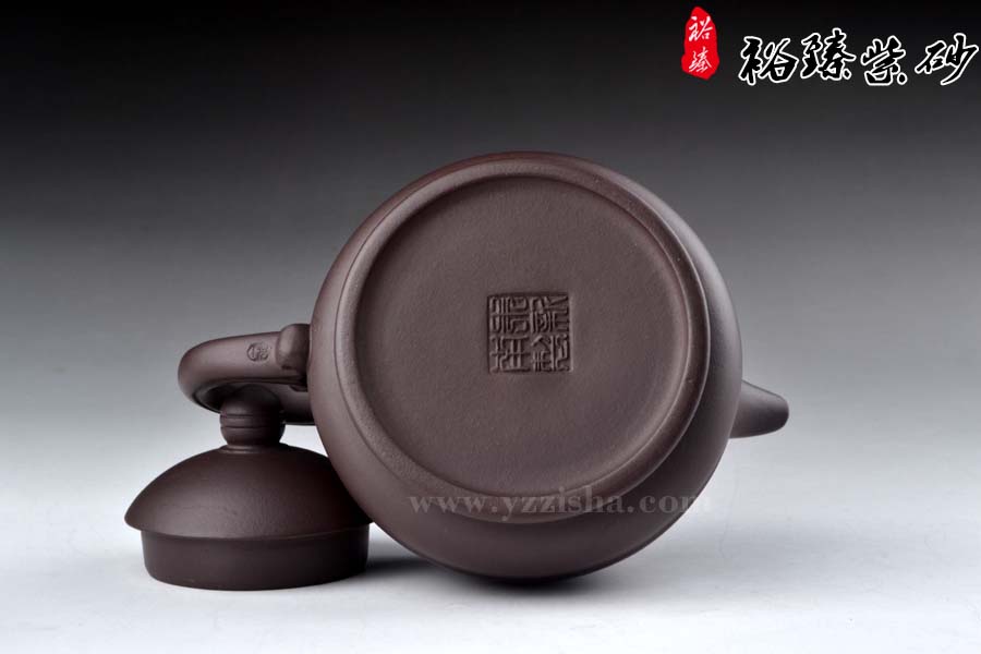 朱新南紫泥玉笠紫砂壶壶底