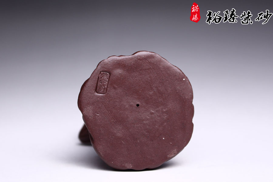 紫砂杂件 十二生肖紫泥龙图五