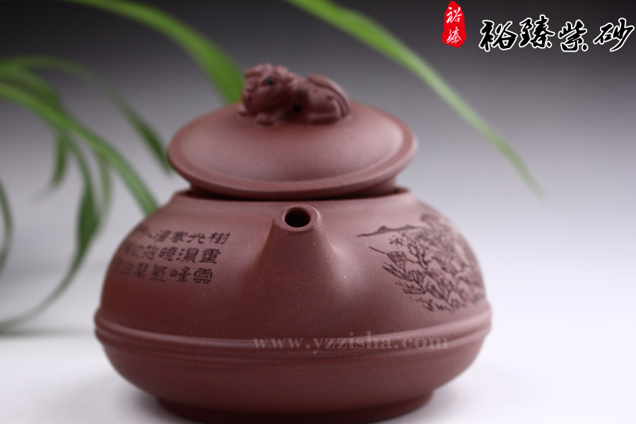 尹怀清水泥祥瑞紫砂壶壶嘴图