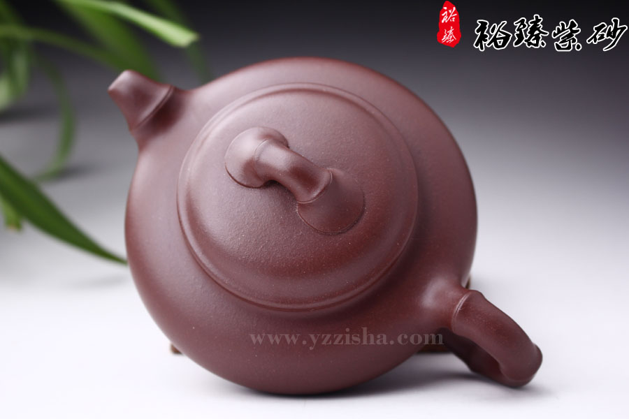 陈顺根原矿紫泥祝福紫砂壶壶盖图