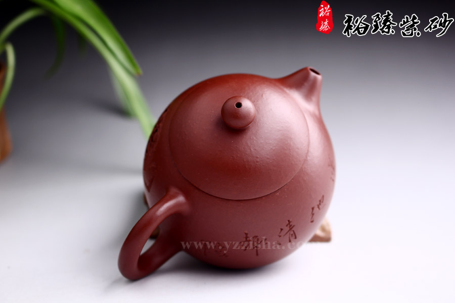 史琴亚原矿大红袍龙蛋壶壶盖图