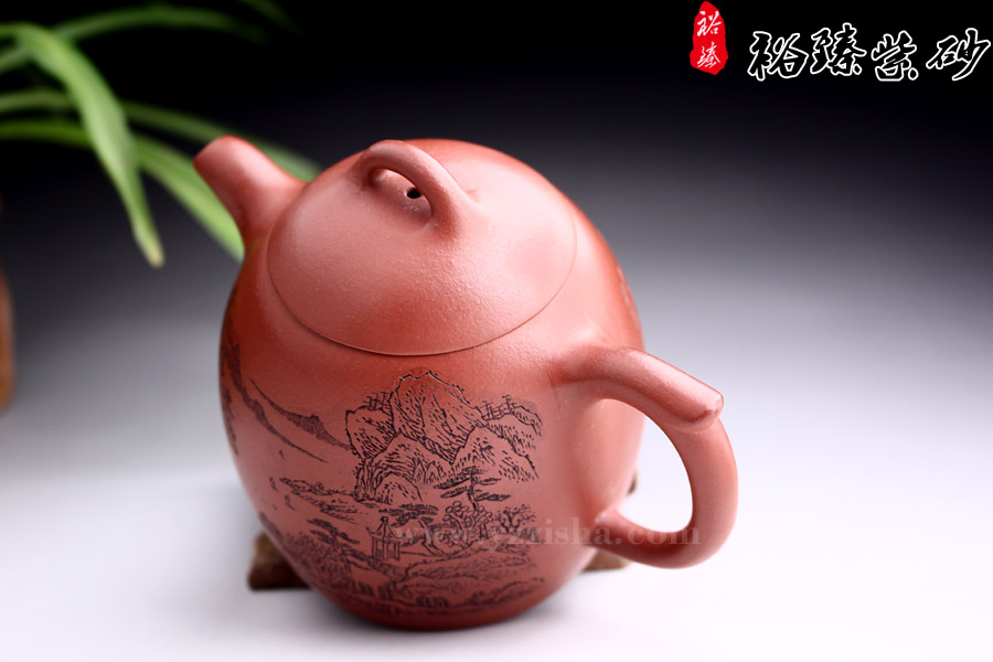 尹怀私人定制大红袍秦权壶壶盖图