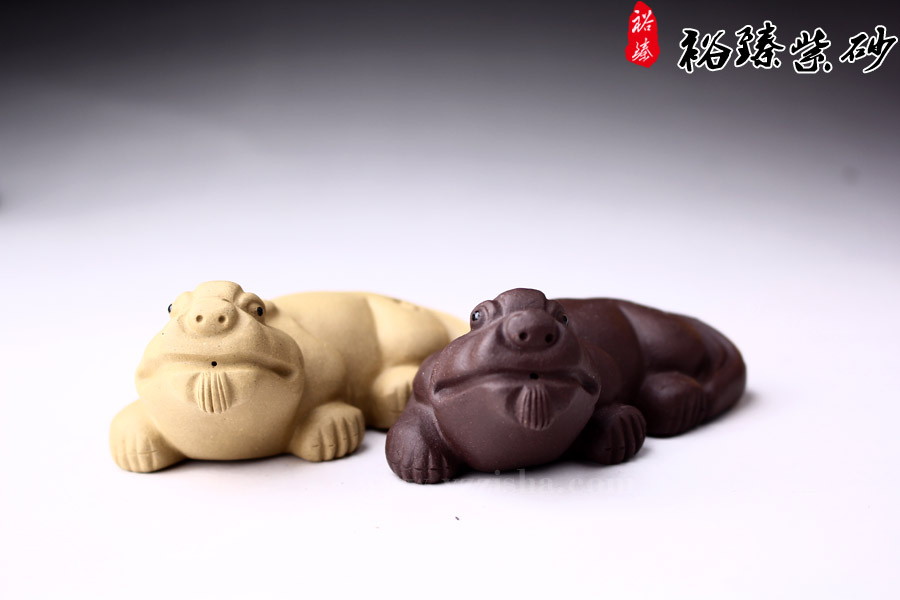 裕臻紫砂 杂件茶宠 小貔貅一