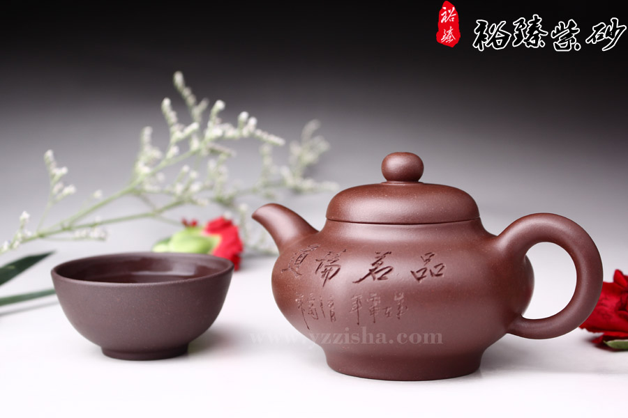陈顺根原矿紫泥六韵壶图