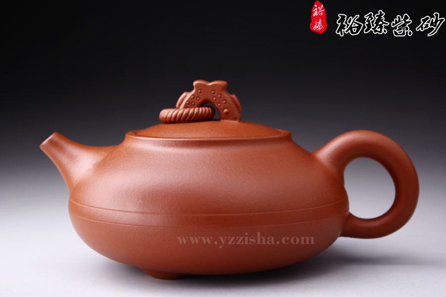 冯云华原矿朱泥楚玉壶正面图