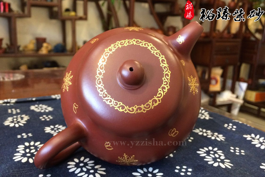 陈彩敏大红袍润福壶口盖部