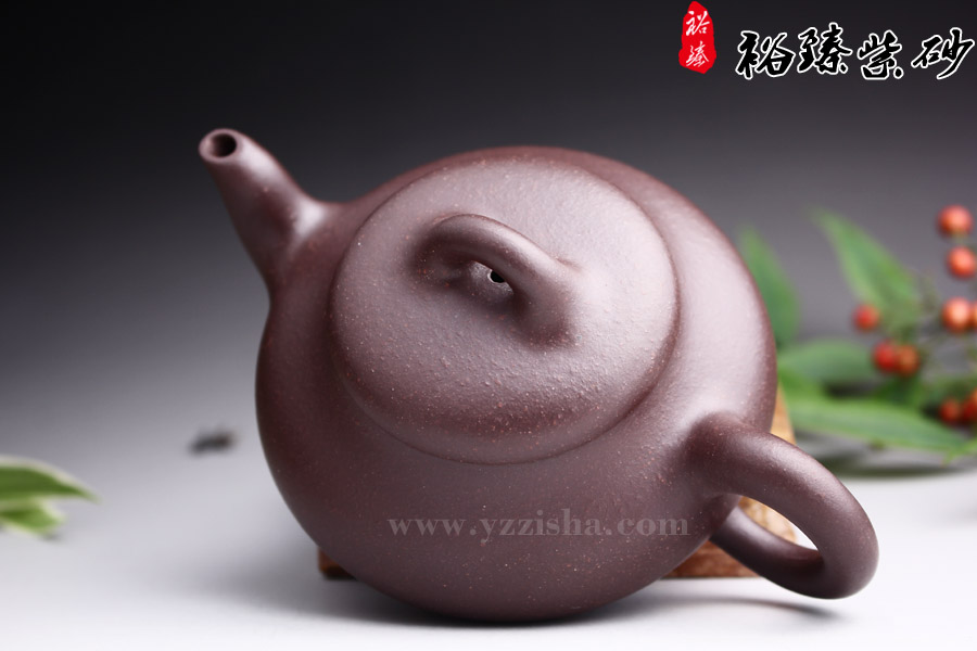 陈顺根 紫泥 汉棠石瓢 壶盖图