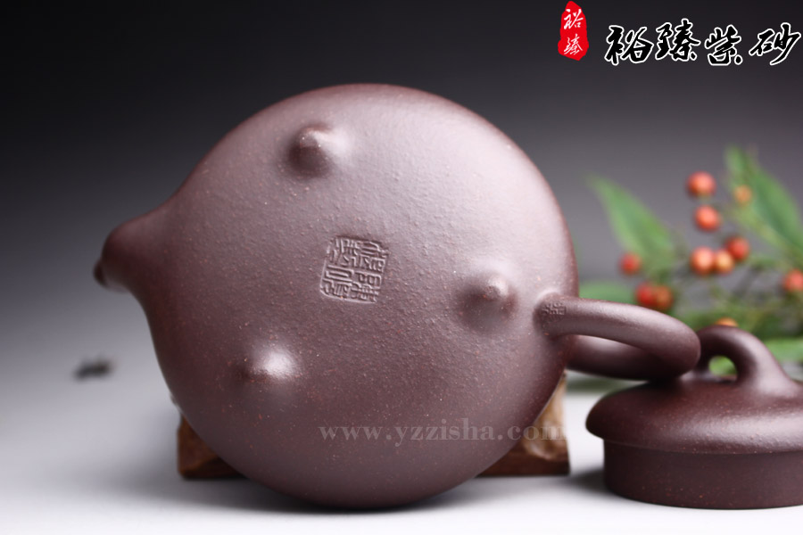 陈顺根 紫泥 汉棠石瓢 壶底图