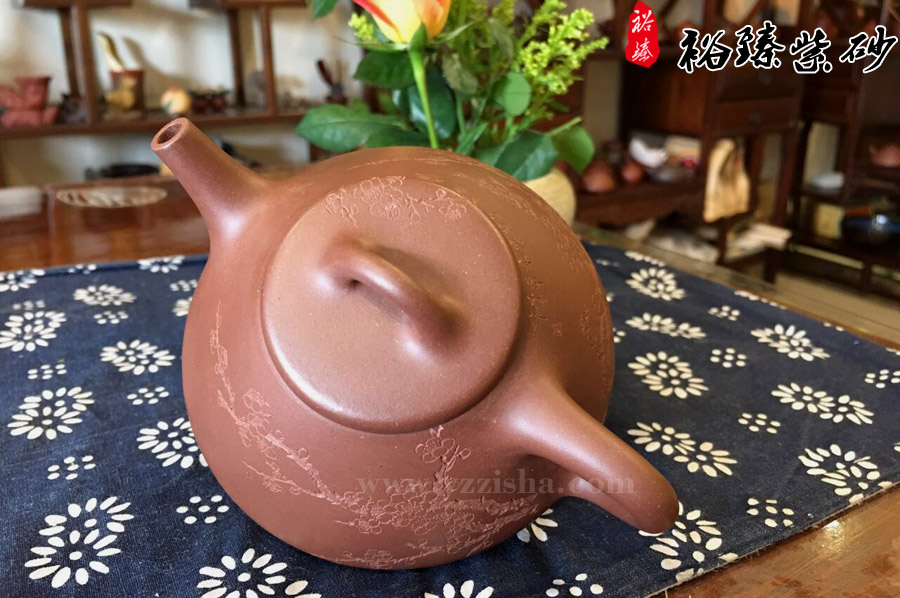 林小龙 原矿紫泥 石瓢壶 壶盖图