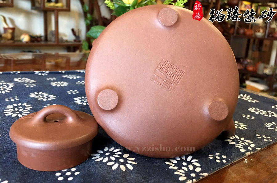 林小龙 原矿紫泥 石瓢壶 壶底图