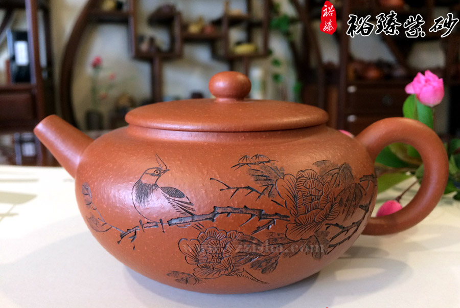 桑扁紫砂壶