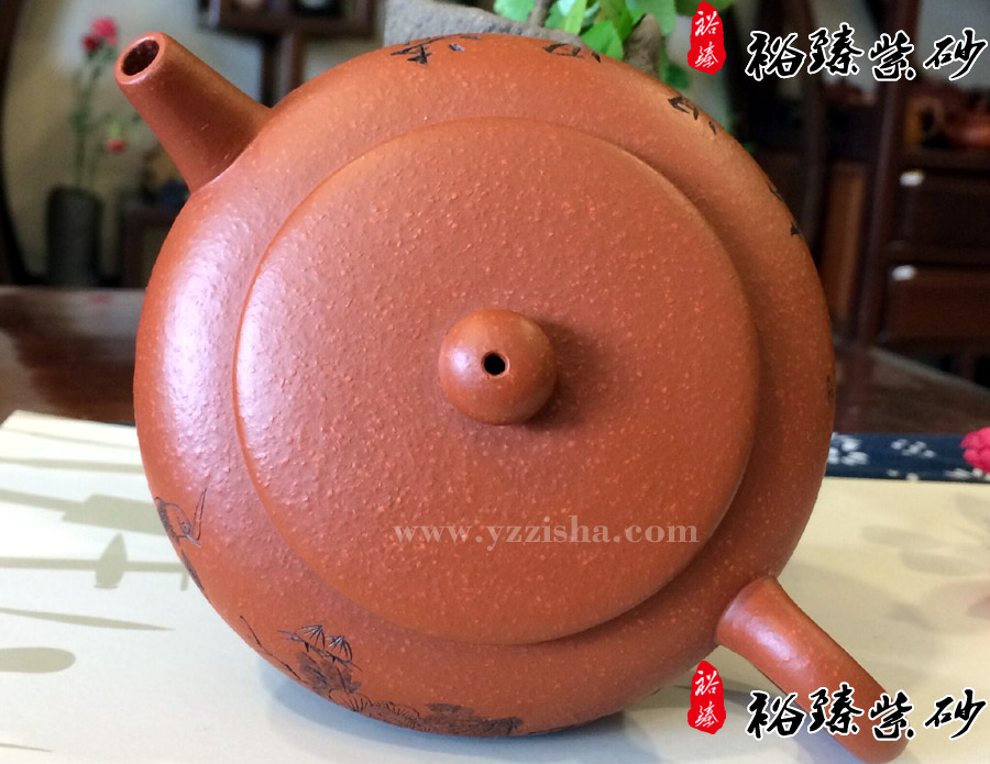 桑扁紫砂壶壶盖