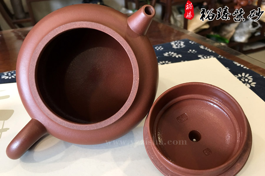 林小龙古泉紫砂壶壶内壁