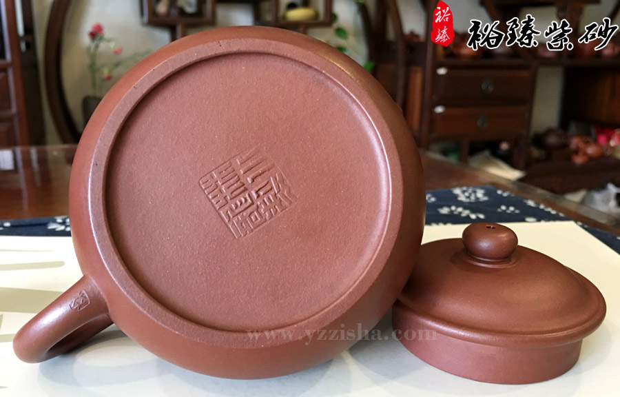 林小龙古泉紫砂壶壶底