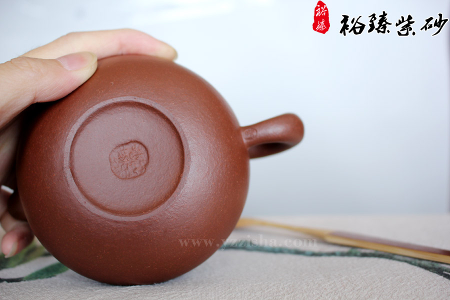 许叶强鱼子泥紫泥碧泉壶 壶底图