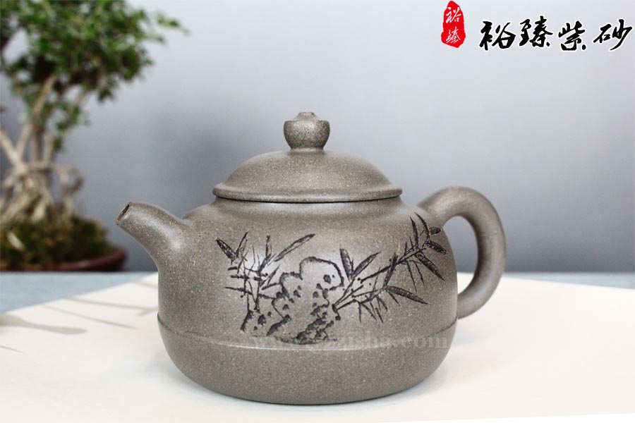 胡丽琴帽笠紫砂壶5