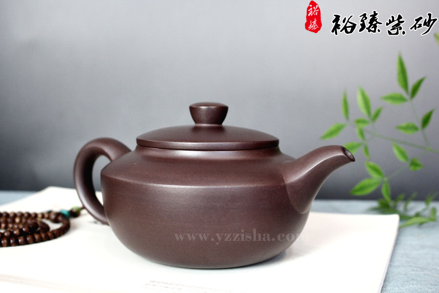 朱新南合扁紫砂壶壶嘴