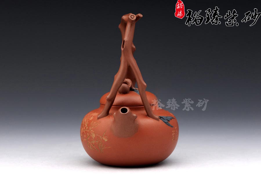  紫砂壶名家范洪泉作品《东坡提梁》图片