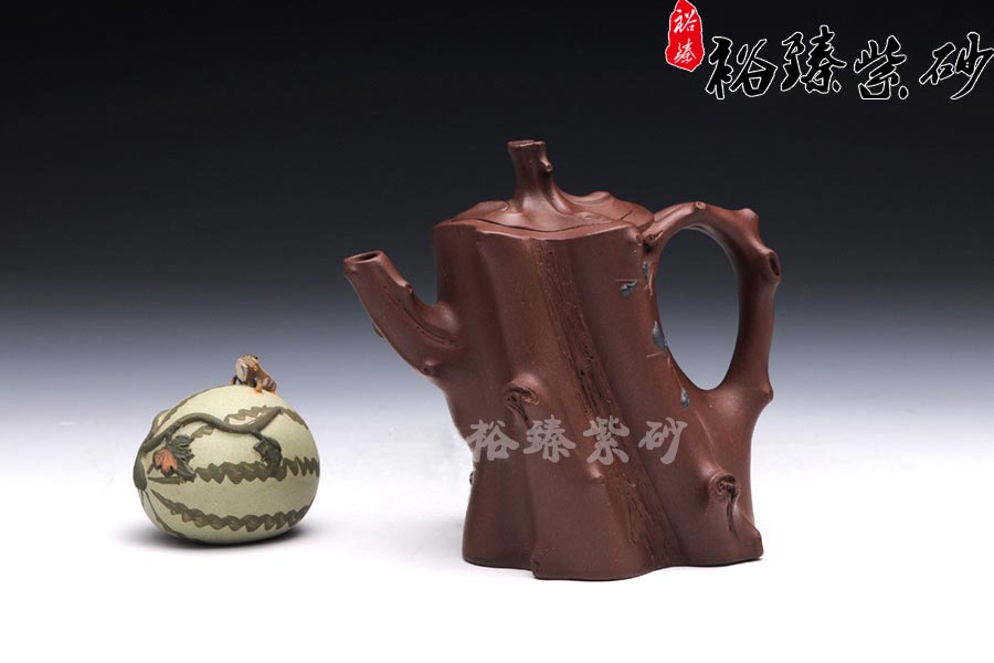 紫砂壶名家范洪泉作品《双色小梅桩》图片