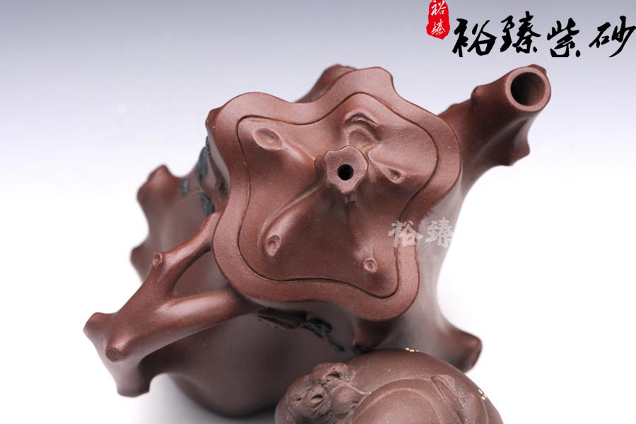 紫砂壶名家范洪泉作品《双色小梅桩》图片