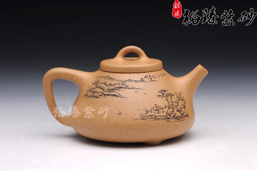 紫砂壶名家董亚芳作品《原矿石瓢》图片3