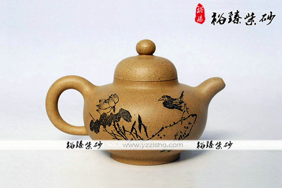 顾绍培大师精品  　高旦圆壶